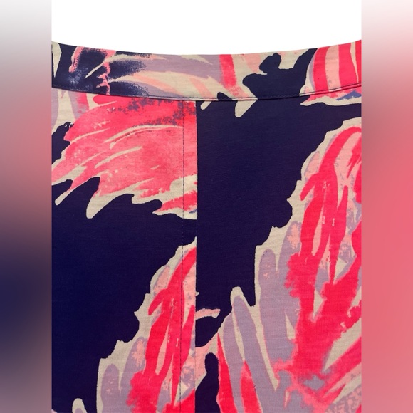 NWOT Lilly Pulitzer Merrit Shirt Dress True Blue Paradise Small Pink/ Navy Blue - Picture 11 of 12